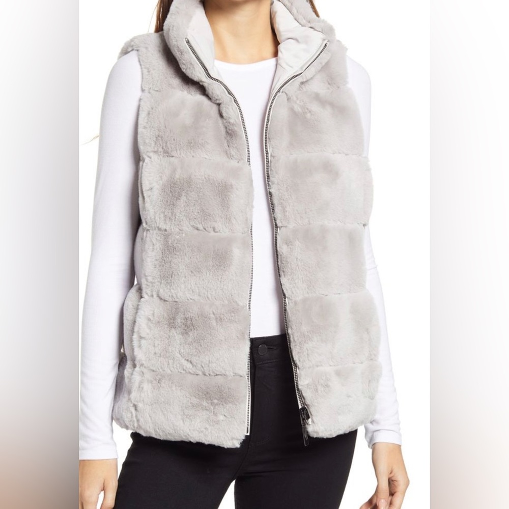 Via Spiga, Reversible Faux Fur Vest